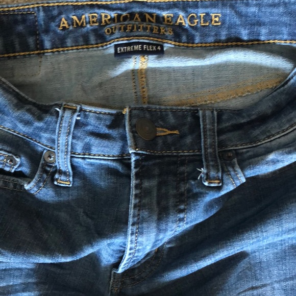 American Eagle Blue Navy Jeans 28x32 - Picture 3 of 8